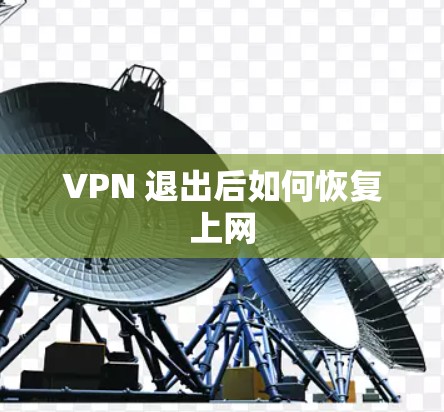 VPN 退出后如何恢复上网