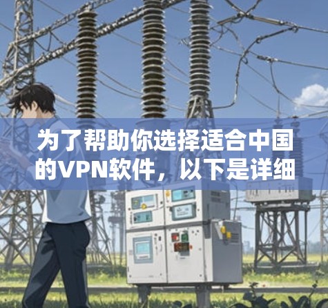 为了帮助你选择适合中国的VPN软件，以下是详细的分析和推荐
