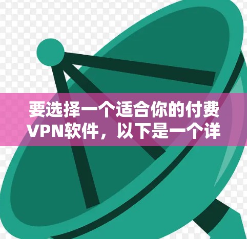 要选择一个适合你的付费VPN软件，以下是一个详细的指南
