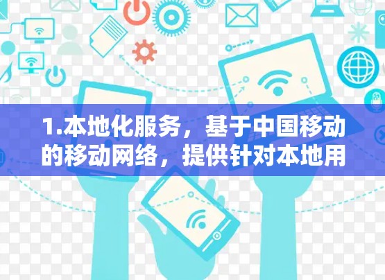 1.本地化服务，基于中国移动的移动网络，提供针对本地用户和企业级用户的VPN服务