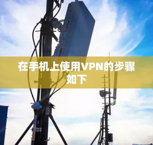 在手机上使用VPN的步骤如下