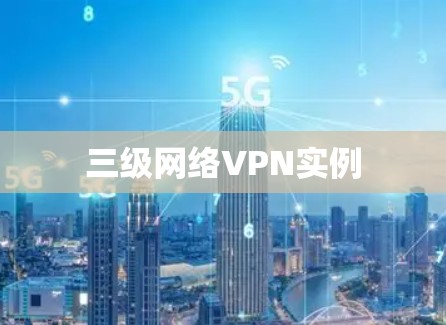 三级网络VPN实例