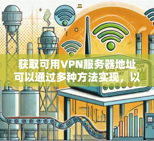 获取可用VPN服务器地址可以通过多种方法实现，以下是一些有效的方法和步骤
