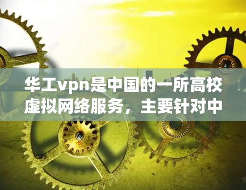 华工vpn是中国的一所高校虚拟网络服务，主要针对中国大学生提供在线学习和网络资源的使用工具。以下是对华工vpn的功能和使用信息的详细总结