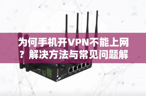 为何手机开VPN不能上网？解决方法与常见问题解析