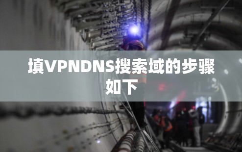填VPNDNS搜索域的步骤如下
