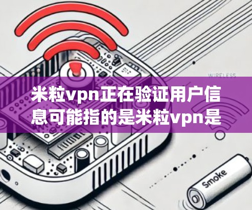 米粒vpn正在验证用户信息可能指的是米粒vpn是一个用于验证用户信息的应用程序或服务，可能是支付系统、身份认证工具或其他类型的验证工具。以下是对这一问题的逐步解释和解答
