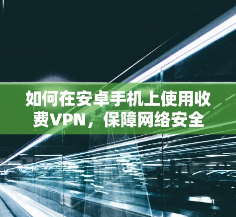 如何在安卓手机上使用收费VPN，保障网络安全
