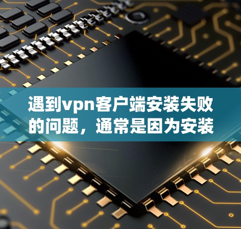 遇到vpn客户端安装失败的问题，通常是因为安装过程中遇到了一些问题。以下是一些常见的原因和解决方法，帮助你排查并解决问题