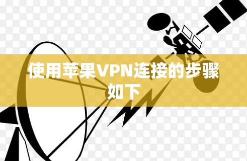 使用苹果VPN连接的步骤如下