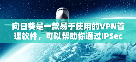 向日葵是一款易于使用的VPN管理软件，可以帮助你通过IPSec、WWAN、WEP和WPA等协议控制你的VPN。以下是使用向日葵控制VPN的步骤