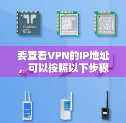 要查看VPN的IP地址，可以按照以下步骤操作